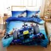 Red Racing Car 3D Kids Boy Bedding Set F1 Game Racer Printing Duvet Cover 2/3pcs Bedclothes with Pillowcase Twin Full Bedspread 4