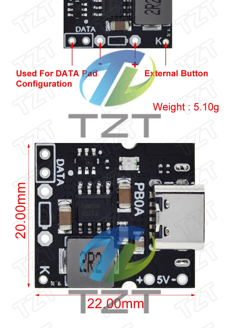 Typ-C/Micro USB 5V 1A 2A-Boost-Converter Step-Up Power Module Mobile Power Bank zubehör Mit Schutz Led-anzeige – Detail 13