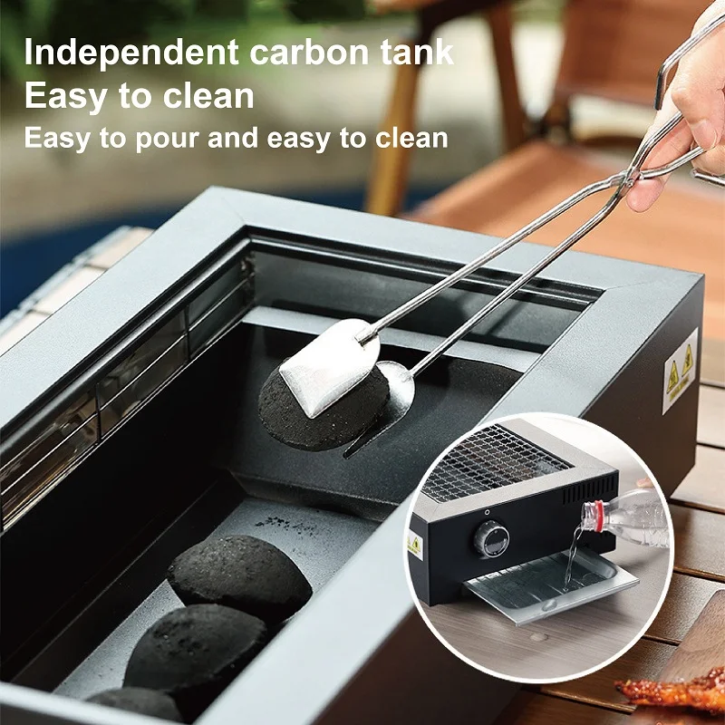 1200 واط المنزل الكهربائية ماكينة شواء المحمولة ال...