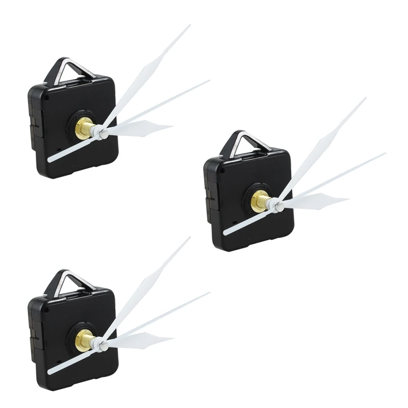 

3 Pcs White Hands Quartz Wall Movement Mechanism Repair Parts Tool