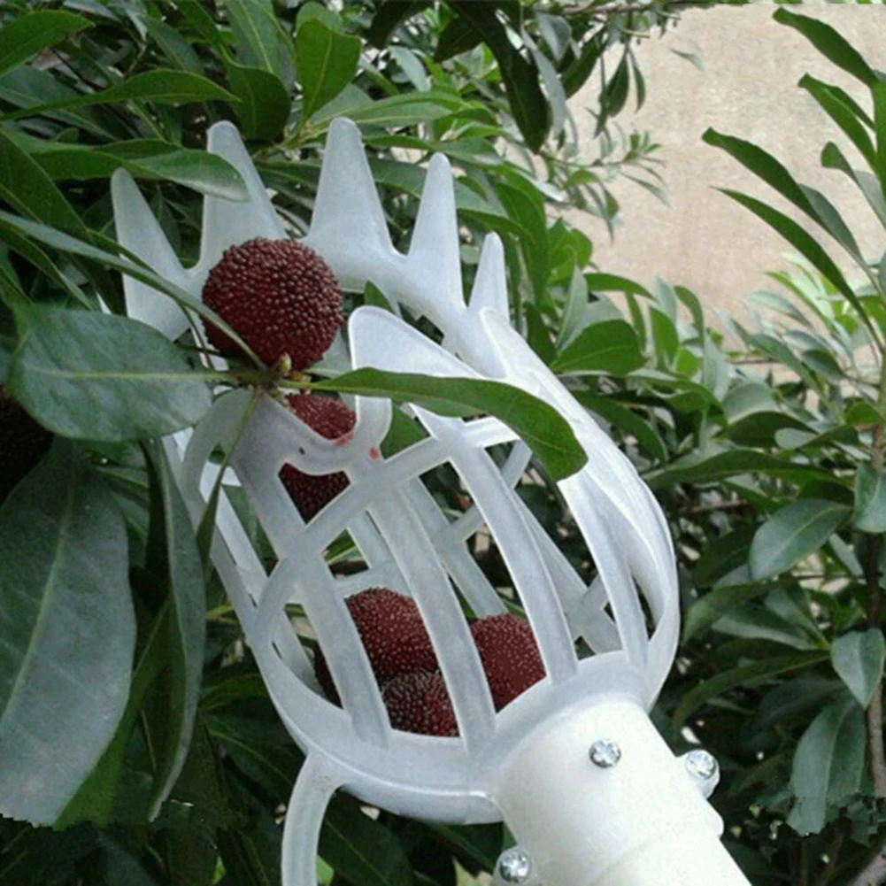 Details about   1PC Plastic Fruit Picker Pole Fruit Orange Apple Plum Peach Catcher Picker Tool 