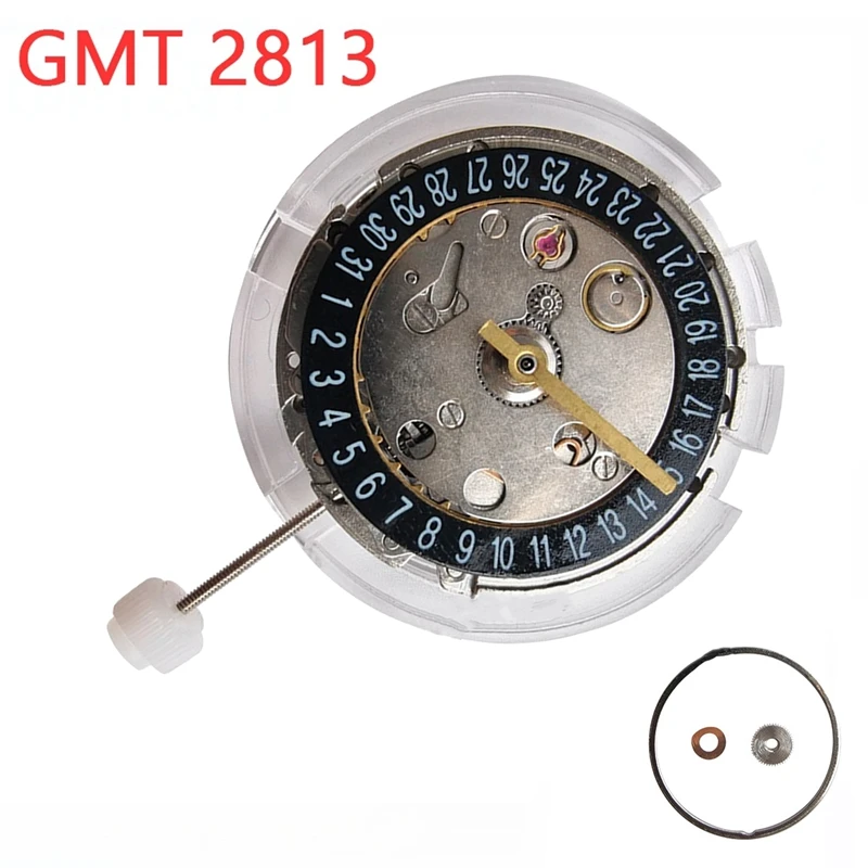 

GMT2813 Watch Movement 6-Digit Single Calendar Four-Needle High-Precision Automatic Mechanical Movement Replacement