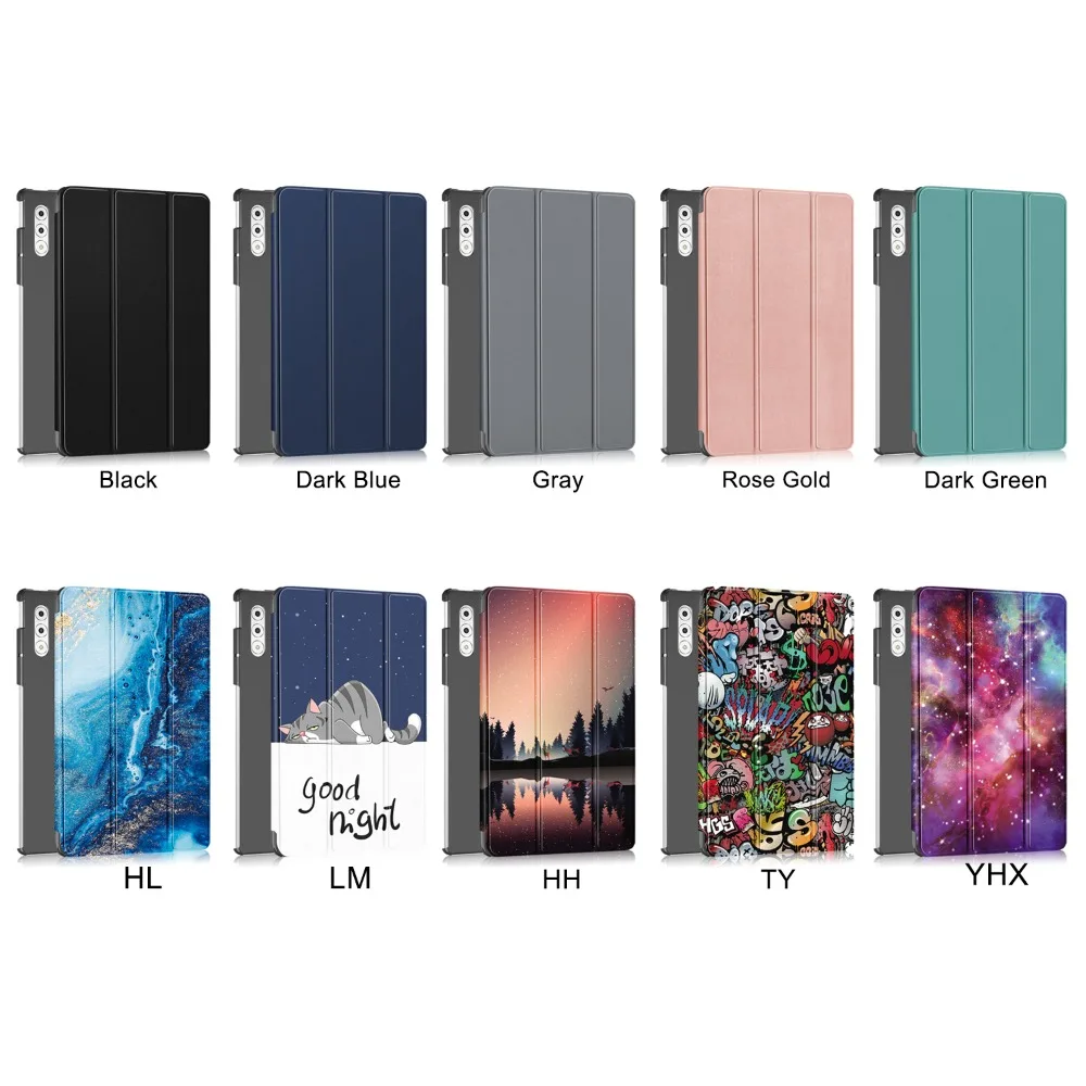 Enhanced Tri-Fold Tablet Cover with Auto Wake Function