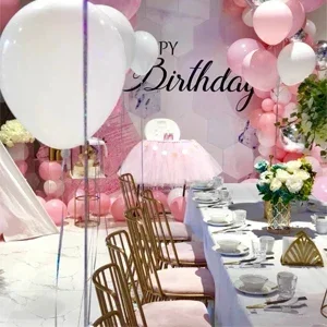 High Chair Tutu Skirt Wedding Event Desk Cover Tulle Chair Skirt Party Supplies for Christmas Halloween Birthday Decoration