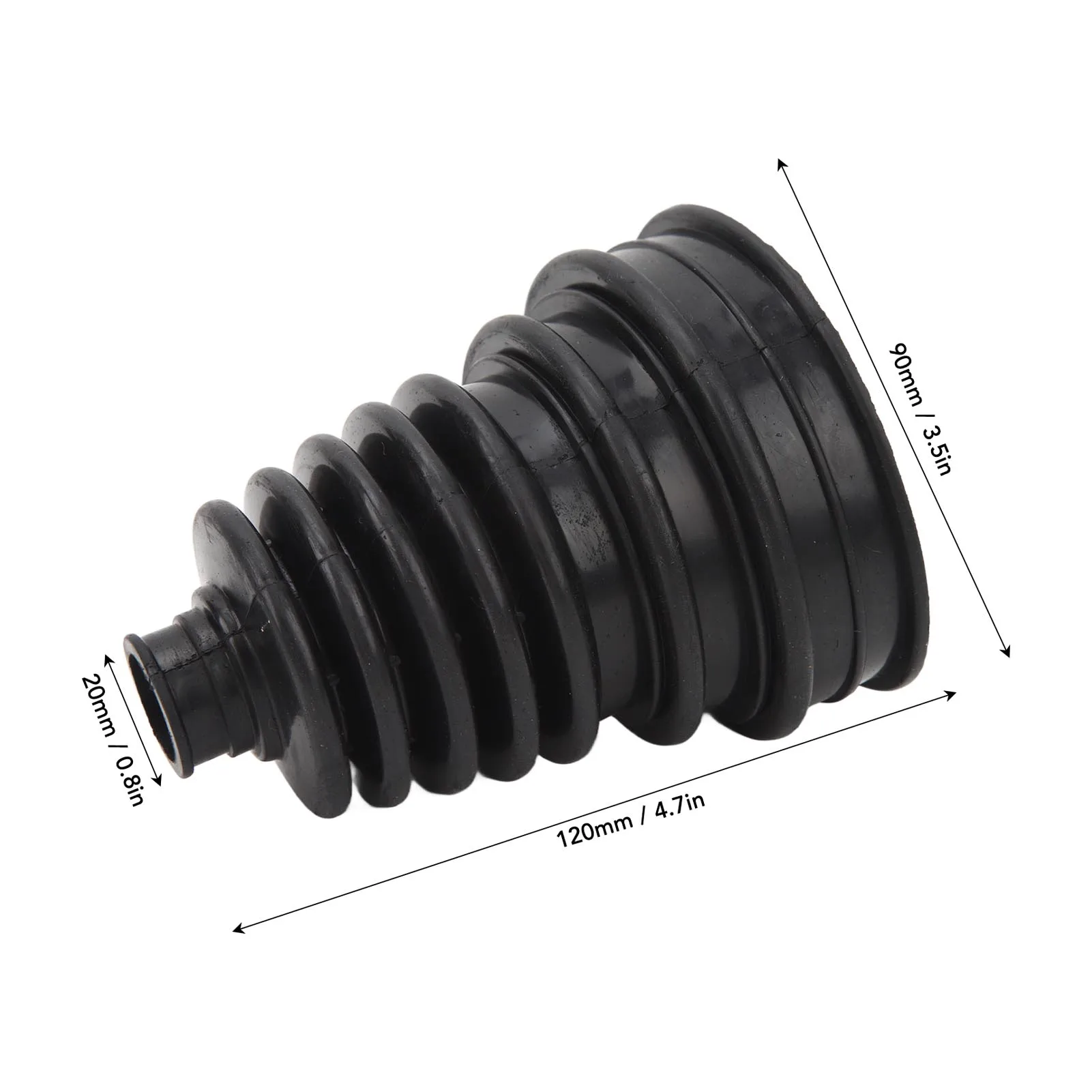 2pcs CV Boots Universal Constant Velocity Joint Boot Dust Cover Set Highly Flexible CV Boots for Cars cv dust cover