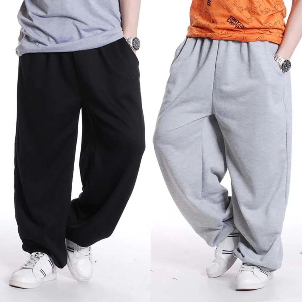 

Fashion Hip Hop Streetwear Harem Pants Men Sweatpants Loose Baggy Joggers Track Cotton Casual Trousers Male Clothes