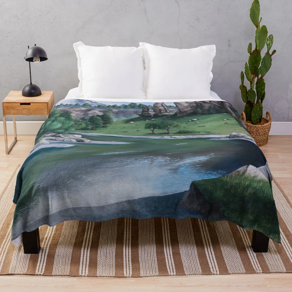 

Horseshoe Overlook Throw Blanket sofa bed For Sofa Blanket Sofa Fluffy Soft Blankets