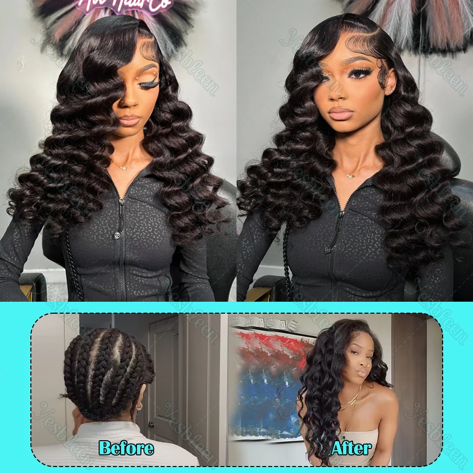 Human Hair Extensions 32 Inch Loose Deep Wave Brazilian Virgin