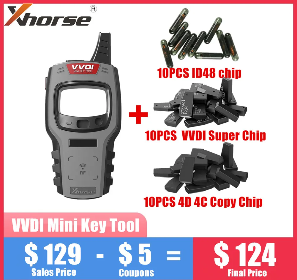 XhorseVVDIMiniKeyToolRemoteKeyProgrammerGlobalVersionWith