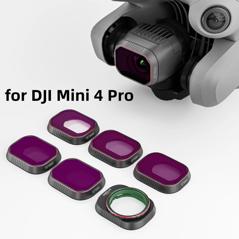 

For DJI Mini 4 Pro Drone Filters CPL/UV/ND16/64/256 Dimming Filter Set for DJI Mini 4 Pro Accessories