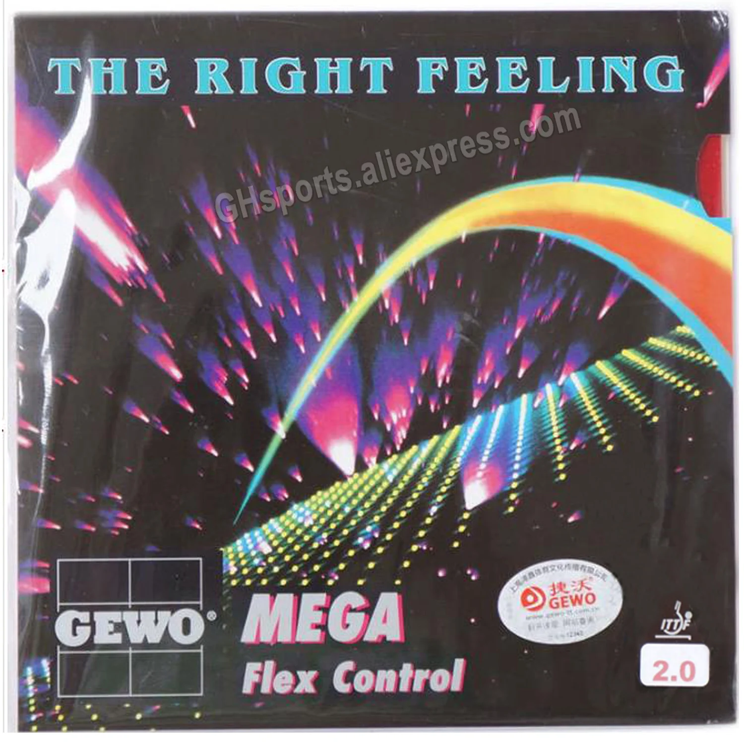 

GEWO Mega Flex Control Table Tennis Rubber Pips-In Original Ping Pong Sponge