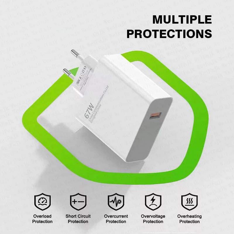 Фото Xiaomi оригинальное зарядное устройство USB 67 Вт для Xiaomi Mi 14 13T 12T 11 Ultra Redmi Note 13 12 Pro Turbo Charge Samsung Type C кабель для быстрой зарядки №4