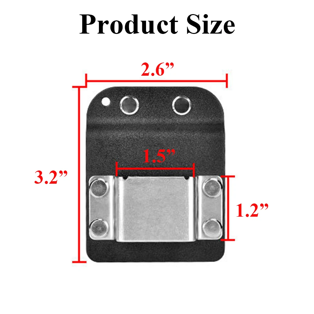 1/2 Pcs Drill Holder Belt Clip Clip On Tool Belt Drill Holder for Cordless Drill ,Hammer ,Tape Measure,Tools with Hanger Clips 3