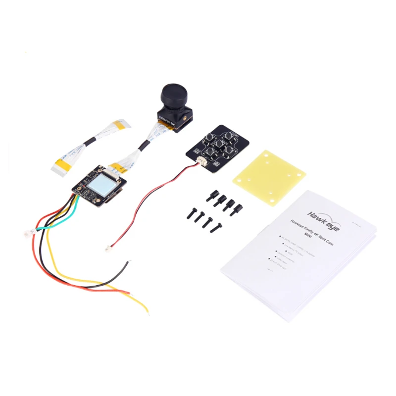 Hawkeye Firefly 4K Split Camera Mini WDR Sensor 170 Degrees FOV With Low Latency TV Output For HD Recording DVR RC FPV Drone