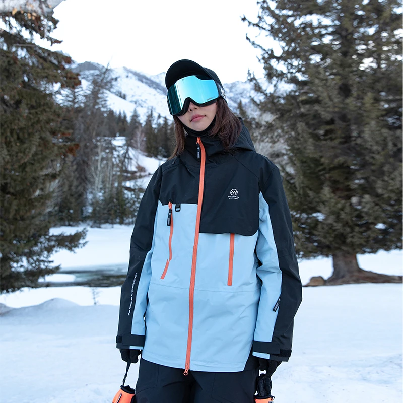 NANDN Snowboard Jacket Waterproof Ski Suit for Men and Women Windproof Warm Snow Ski Clothes