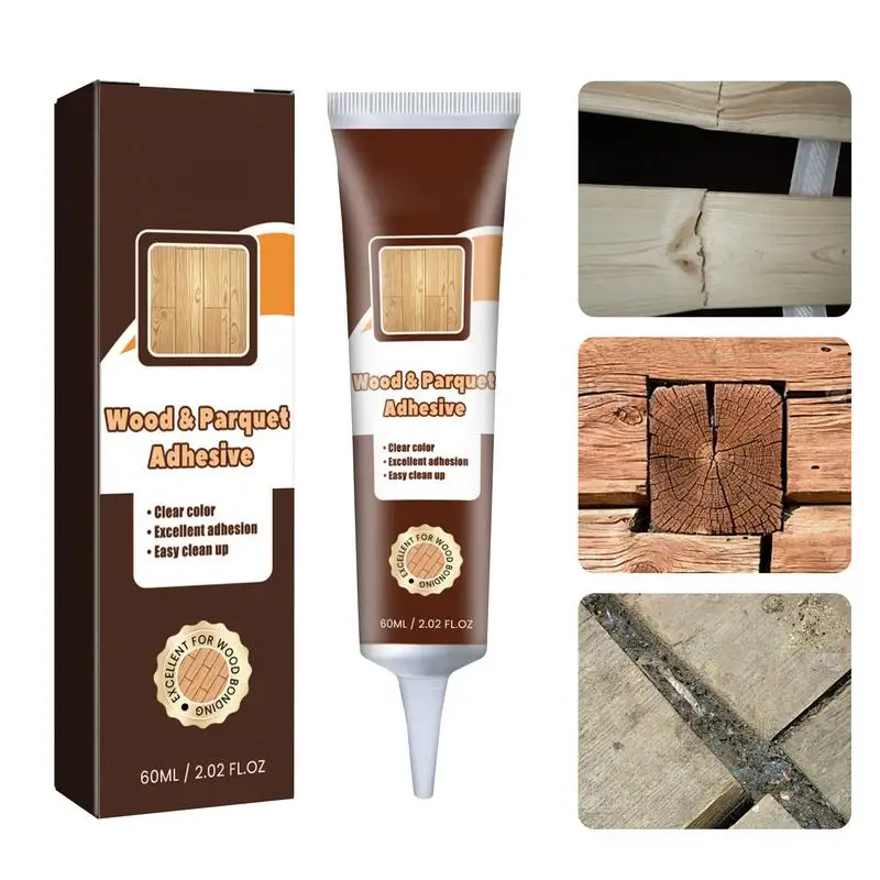 

Wood Glue 60ml Heavy Duty Adhesive Clear Woodworking Glue Fast Drying Strong Bond Adhesive Glue For Wooden Craft Paper Wood