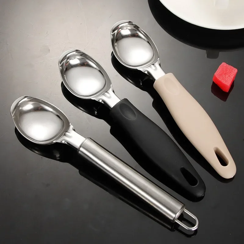 Ice Cream Scoops Stacks Creative Kitchen Gadget Zinc Alloy Digging Ball Spoon Ice Cream Dessert Spoon for Home Restaurant