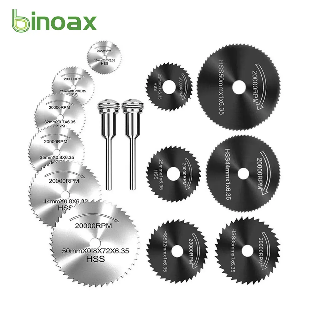 Binoax 7 шт. мини дисковые пилы из быстрорежущей