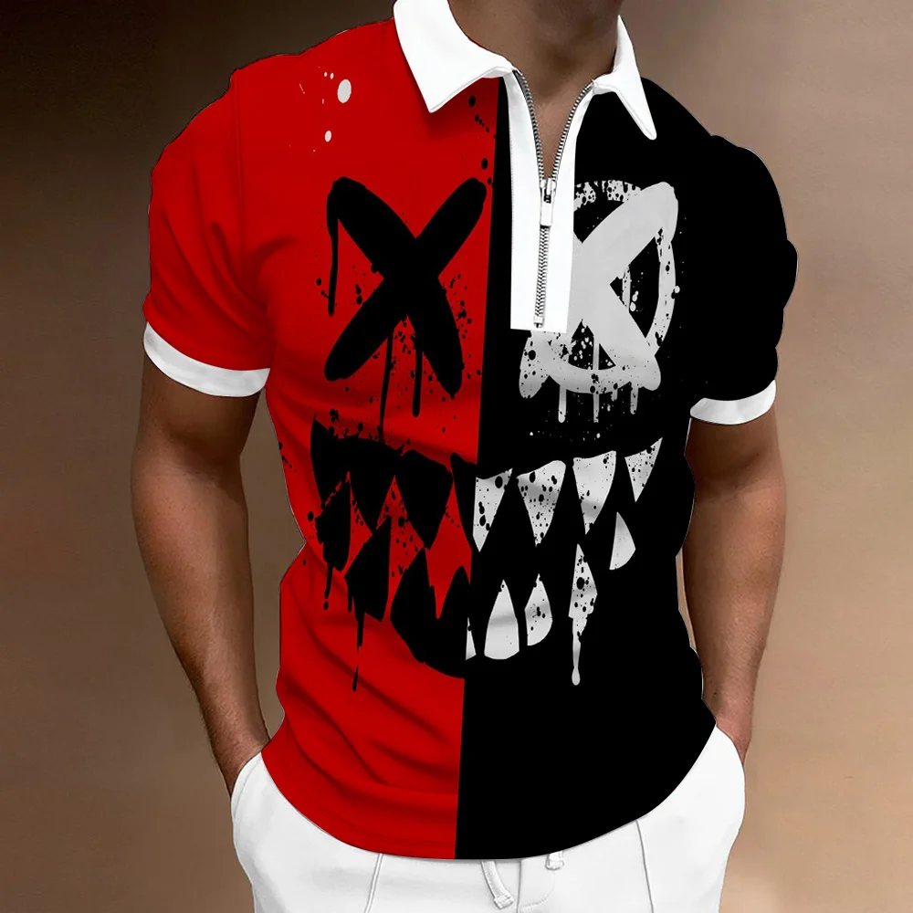 

Fashion classic summer men's short-sleeved POLO shirt and top temperament reflect trendy men's clothing S-3XL