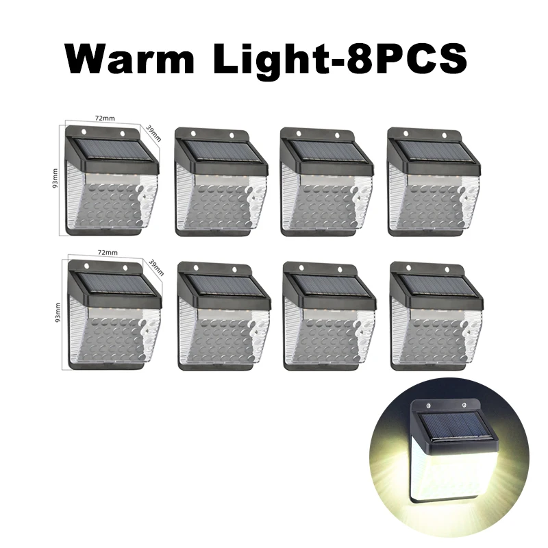 Warm Light 8PCS
