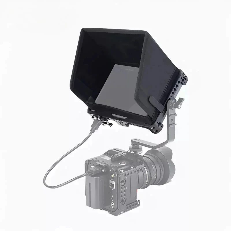 FEELWORLD LUT7PRO 7인치 모니터 교체용 선 후드가 포함된 새로운 모니터 확장 케이지 키트