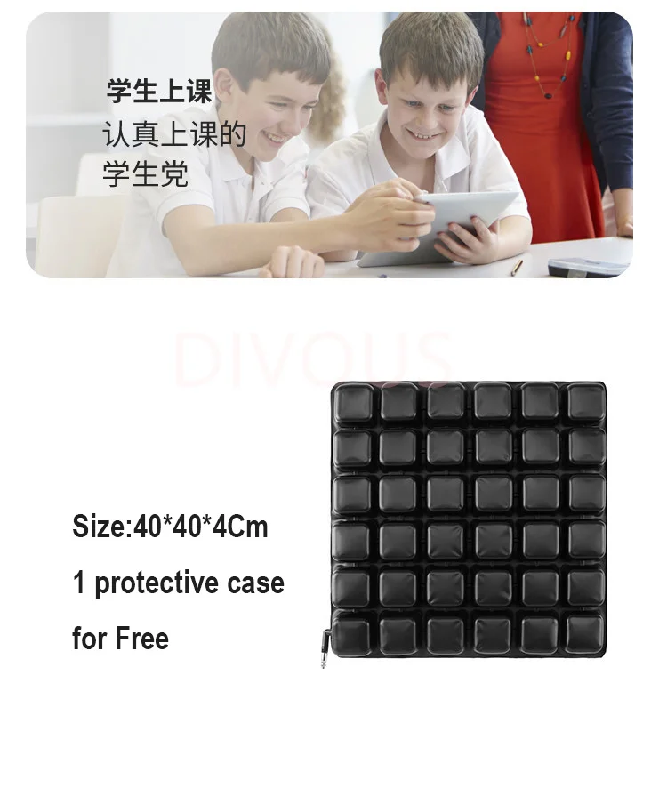 Comfort Seat Cushion For Car Driver Seat Office Chair Wheelchair Memory Foam Cushion Orthopedic Support