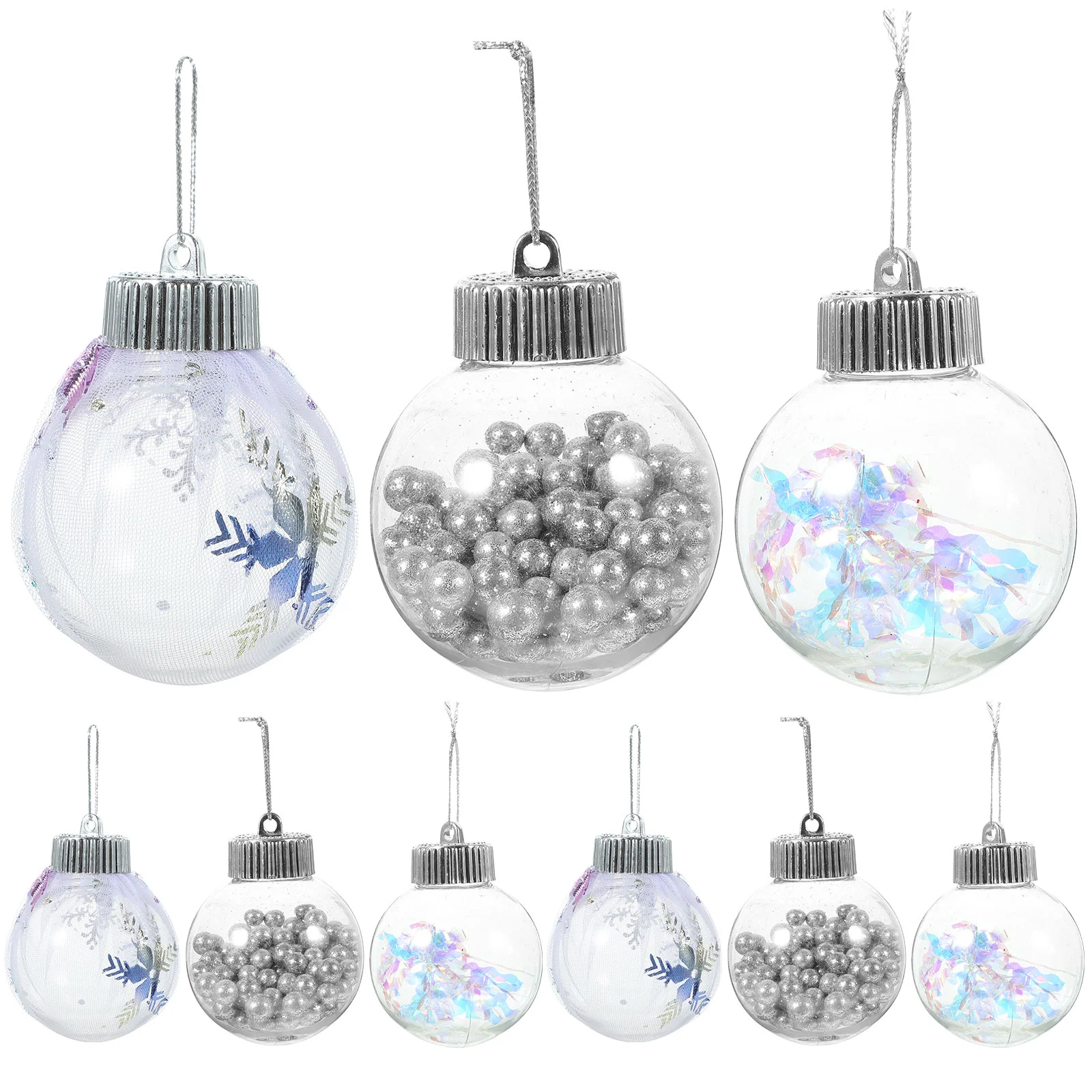 

9 Pcs Christmas Ball Atmosphere Balls Tree Hanging Ornaments Decorations Xmas Christmass The Pet Party