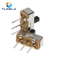 20Pcs SS12D00 Interruptor On-Off Mini Slide Switch 3pin 1P2T 2 Position High Quality Toggle Switch Handle length:3MM/4MM/5MM/6MM - Image 2