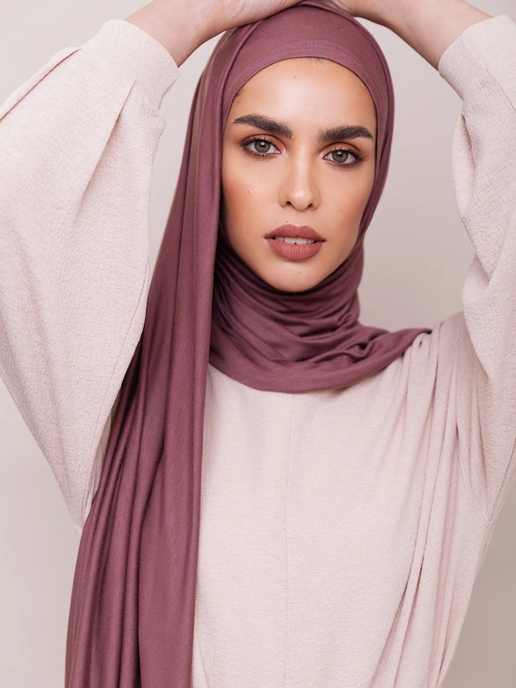 Высококачественный мгновенный хиджаб, Джерси, хиджабы для женщин, шарф, женский тюрбан, головная повязка для женщин, фуляр, Женский Рамадан