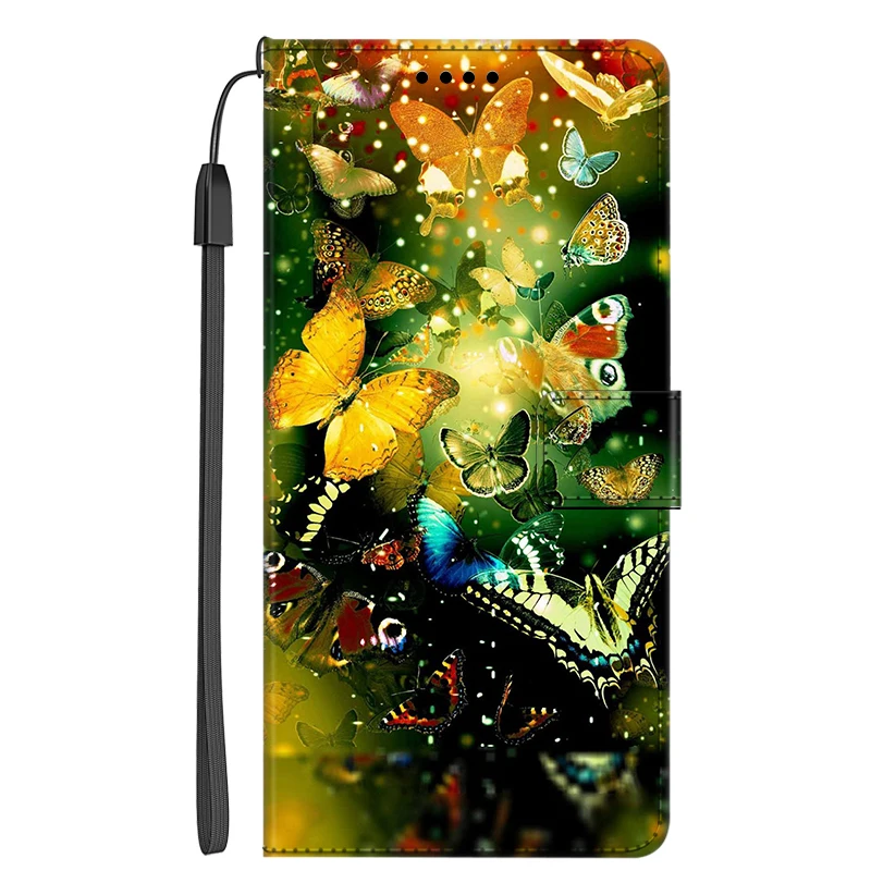 Luxury Leather Magnetic Wallet Phone Cover with Card Slot and Flip Design
