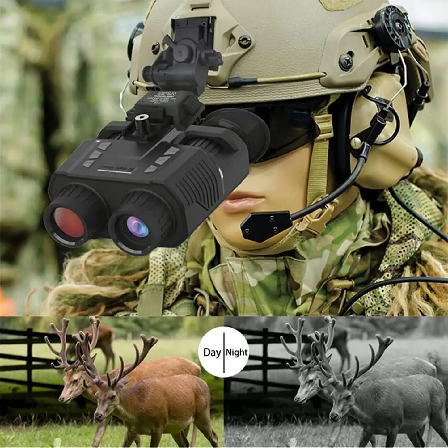 Digital Night-Vision Binoculars + Audio/Video Recording 6