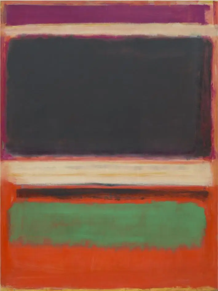 

100% handmade high quality Abstract Oil Painting Reproduction on Linen Canvas,No.3 No.13 by Mark Rothko,