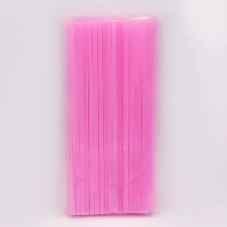 

100Pcs Pink Straw for Water Bottle Reusable Environmental Kitchen Drinkware