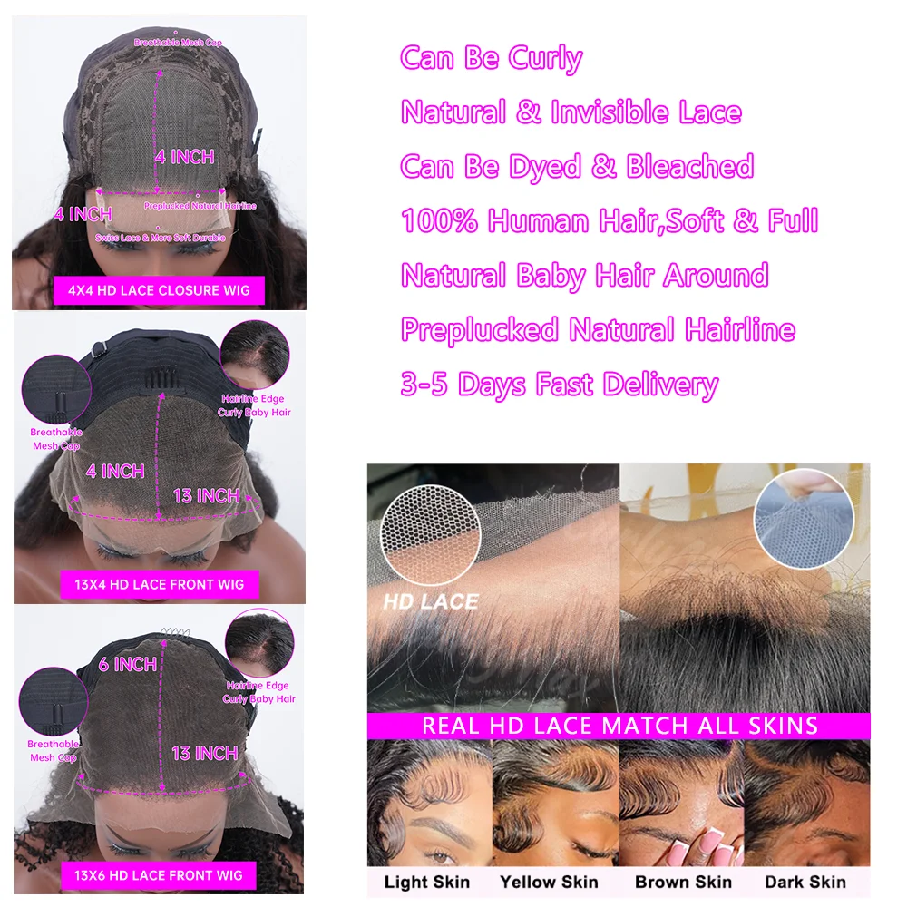40 Inch 250% 13x6 Highlight Hd Lace Frontal Wig Human Hair Body Wave Colored Honey Blonde Lace Front Human Hair Wigs For Women 6