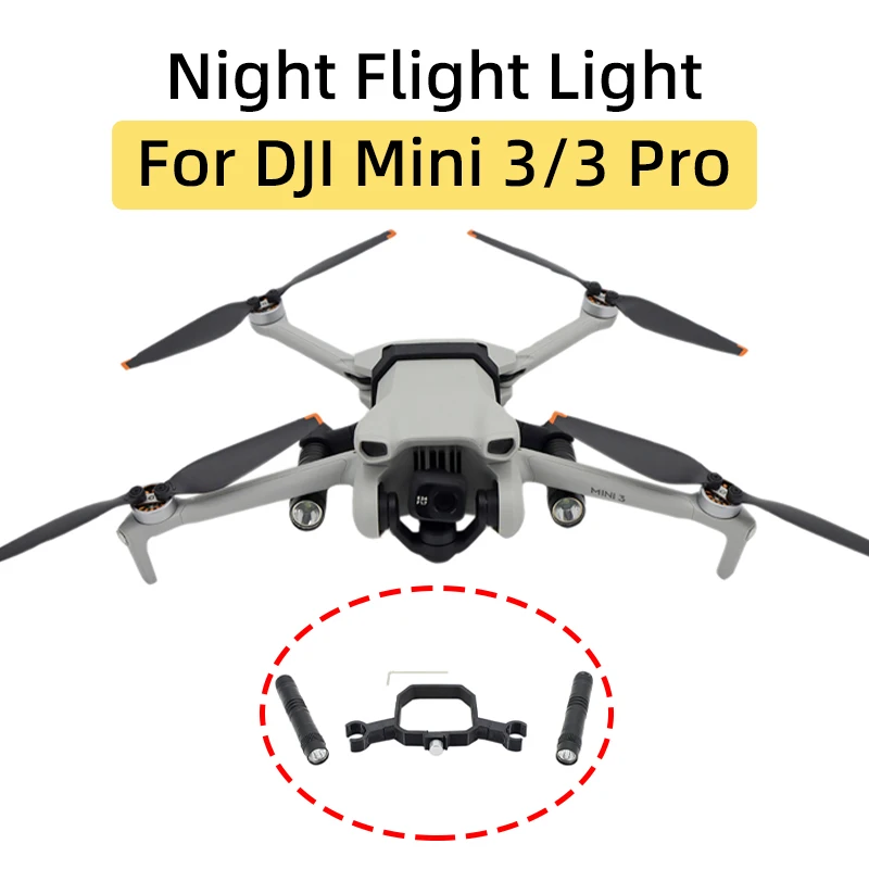 

For DJI Mini 3 Drone Night Flight Light Lighting Flashlight Signal Indicator DJI Mini 3 Pro Night Fill-in Light Accessories