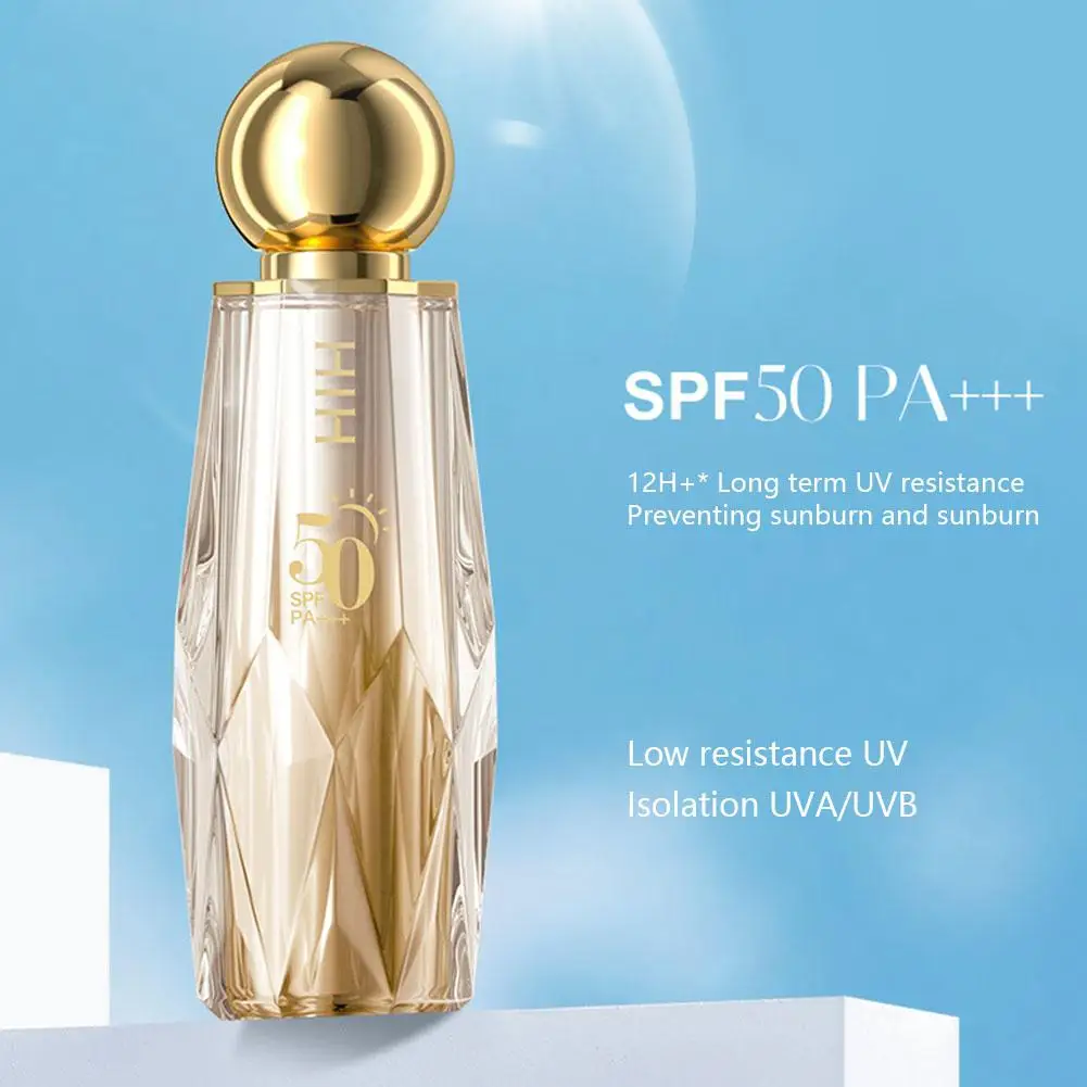 

Изоляционный солнцезащитный крем SPF50 долговечный УФ-протектор отбеливающий увлажняющий 30 мл солнцезащитный крем O5F6