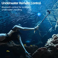 TELESIN Underwater Remote Control Selfie Stick Waterproof Diving Extendable Selfie Stick Wireless For Gopro Hero 8 9 10 11 12 13 - Image 3