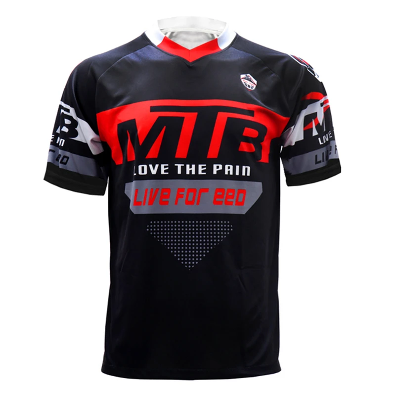 2022 رجل قصير الأكمام الدراجات جيرسي الجبلية الإنح...