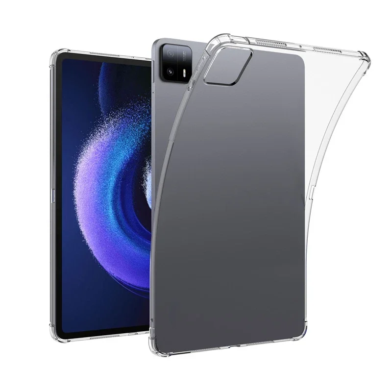 

Case For Xiaomi Pad 6 Max 14 Ultra Thin Four Corner Airbag Anti Fall Transparent Cover for Mi Pad 5 6 Pro Shockproof Back Shell