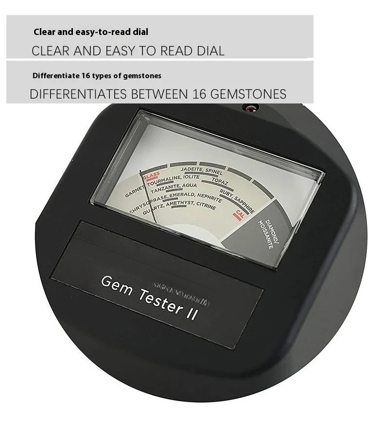Gem Tester PGT II Colored Gemstone Testers Estimator Display Gemological Testing