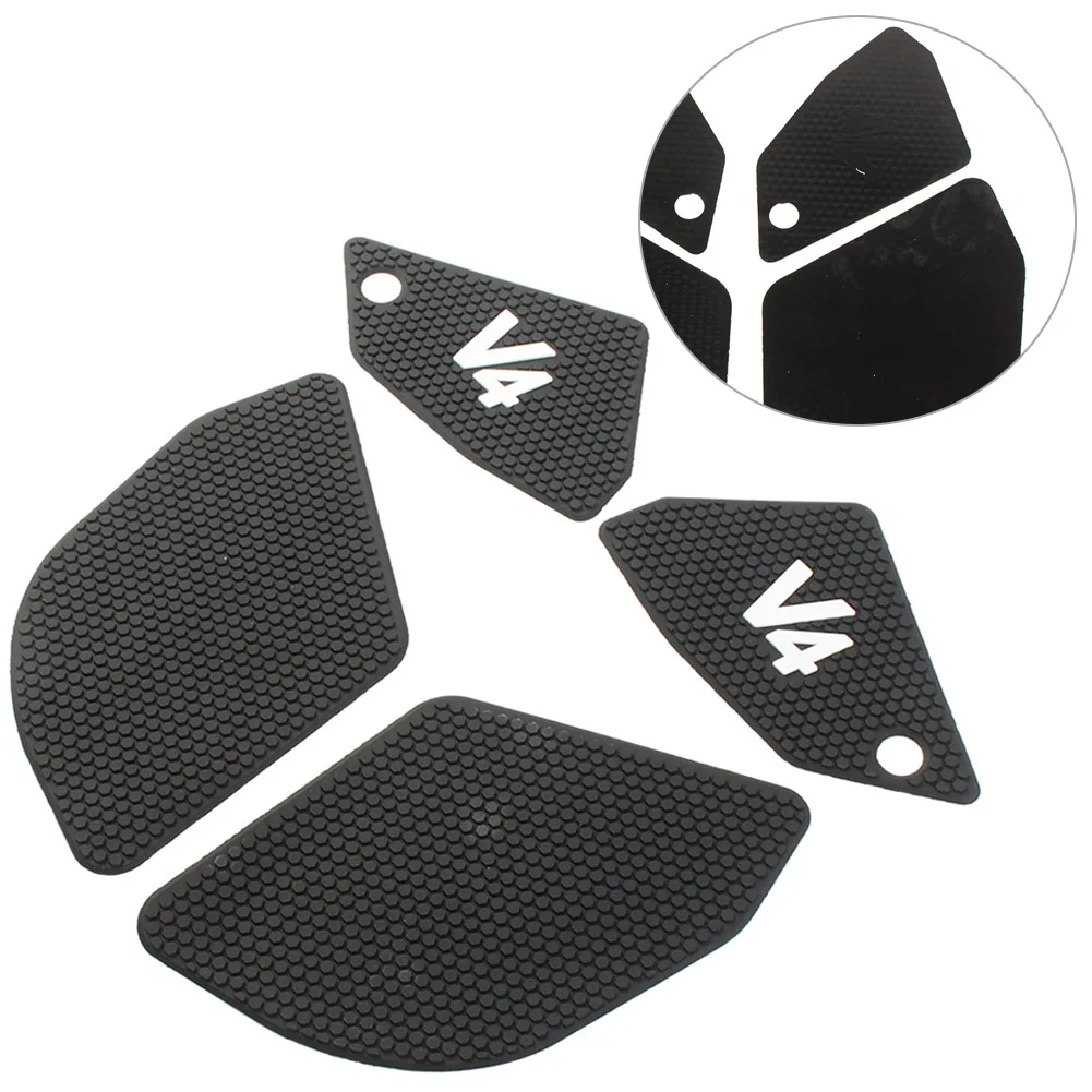 

4Pcs Motorcycle Tank Traction Grips Pads Tank Side Knee Pads For Ducati Panigale V4 1100 2022-2023