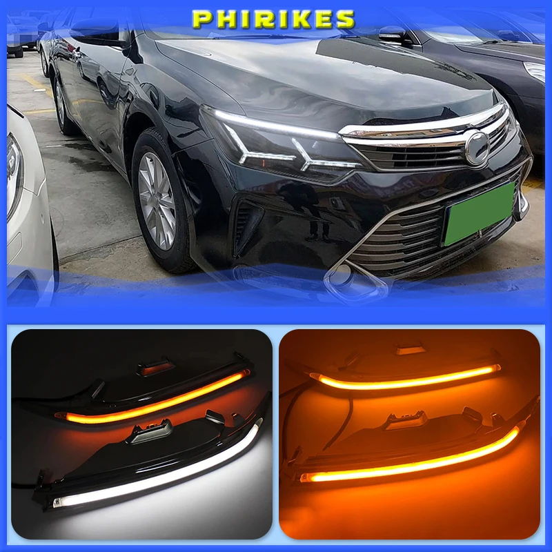 

2 шт., автомобильные фары для Toyota Camry 2015-2018