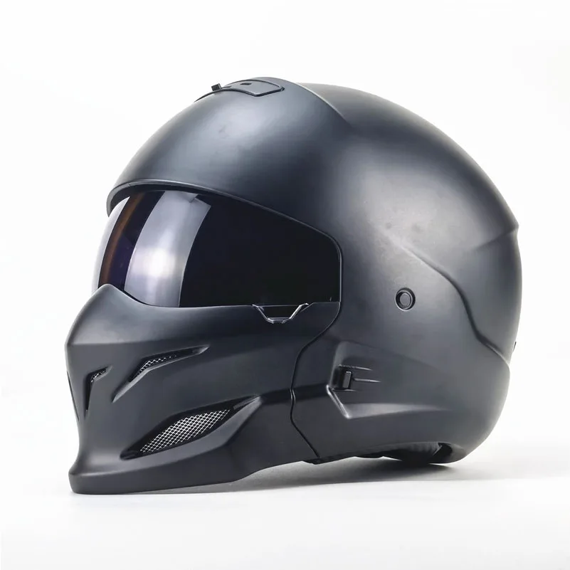 New Full Face Helmet Retro Predator Helmet Multipurpose Combination