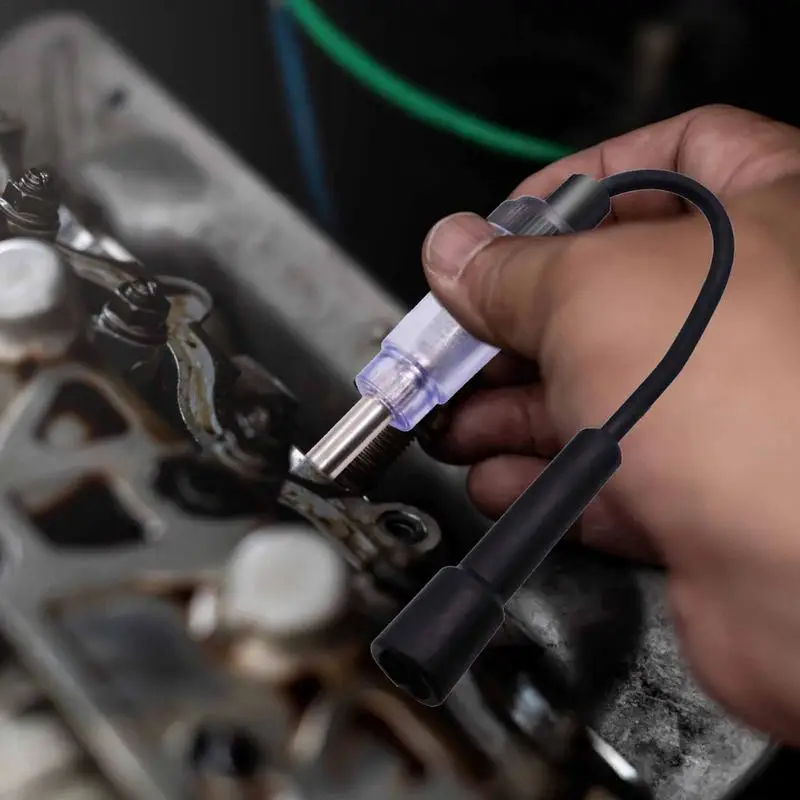 

Spark Tester Inline Spark Plug Tester Automotive Ignition Coil Tester Small Engine Auto Detector Coil Ignition System Test