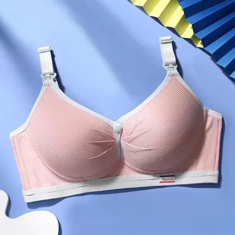 Maternity & Nursing Bra Set with Gathered Cups and Adjustable Straps for Maximum Support Bras for Women 6