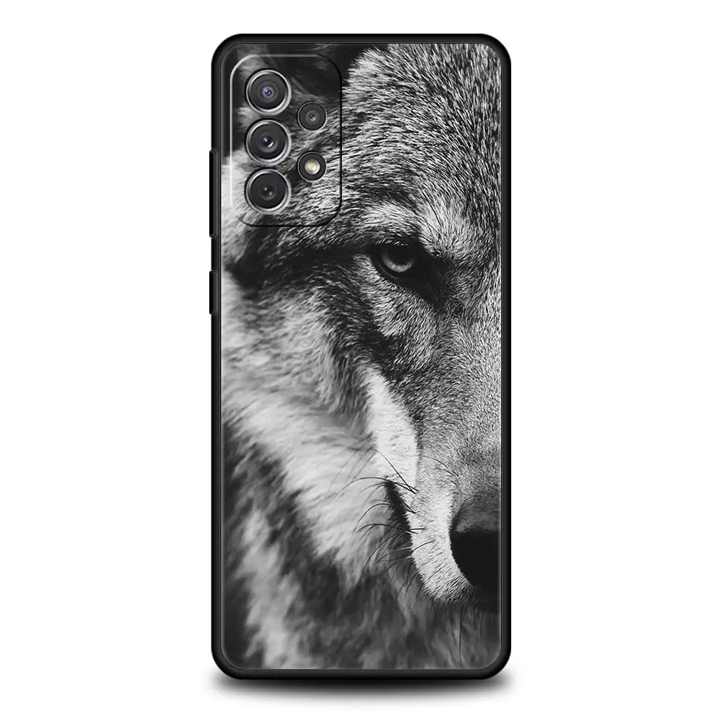 Wolf Design Protective Phone Case - Artistic Wild Spirit Cover