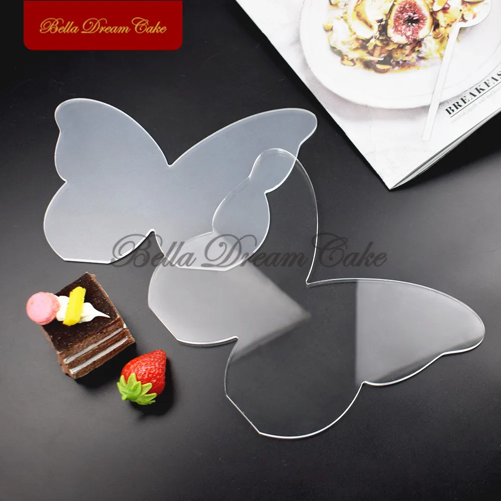 KAJENO Acrylic Cake Discs Set (2-Pack) - 5 Sizes 6.3-10.24 Inch Cake Decorating Scrapers For Buttercream & Frosting - View #10