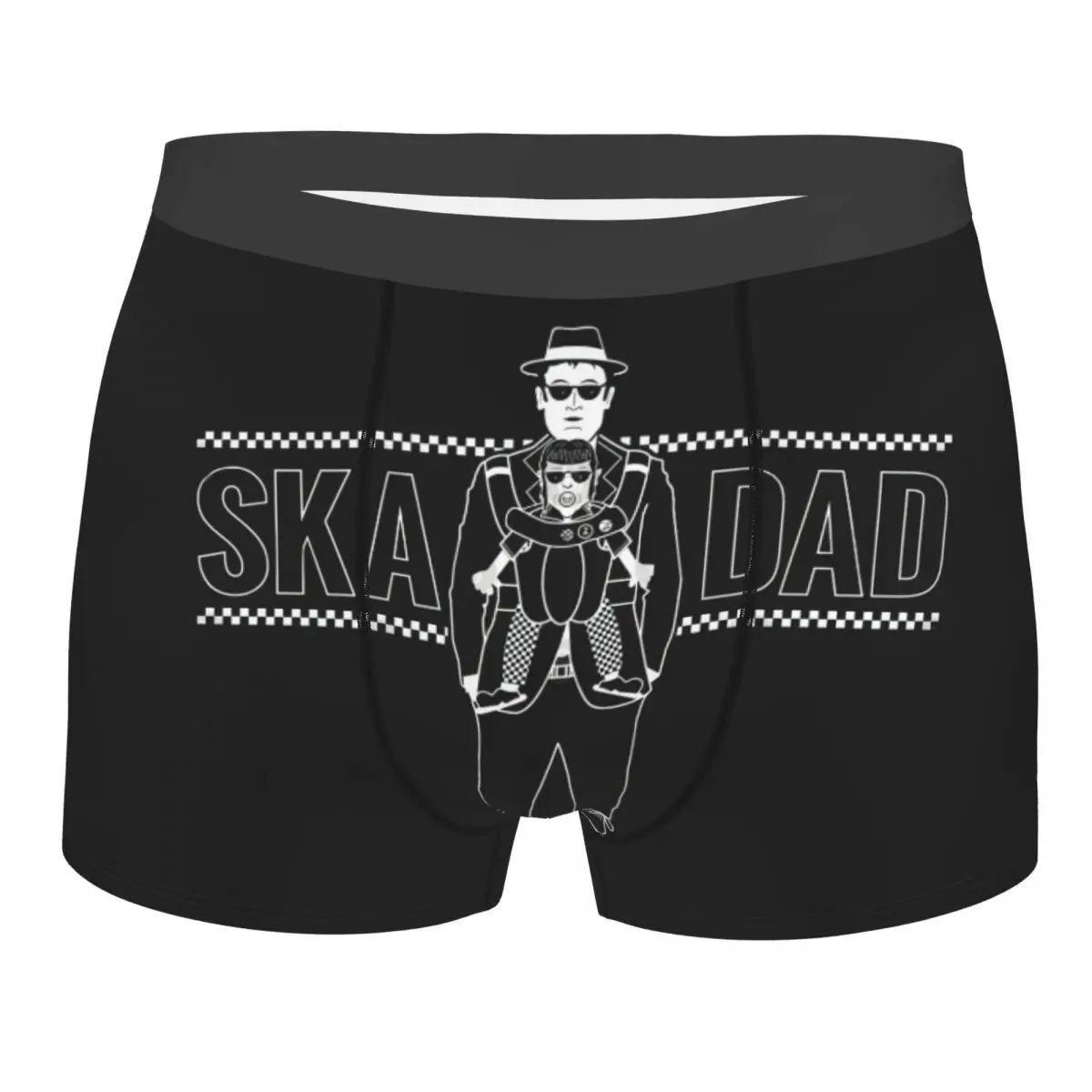 

Трусы-боксеры Ska Dad на заказ, мужские музыкальные трусы, нижнее белье, новинка, трусы