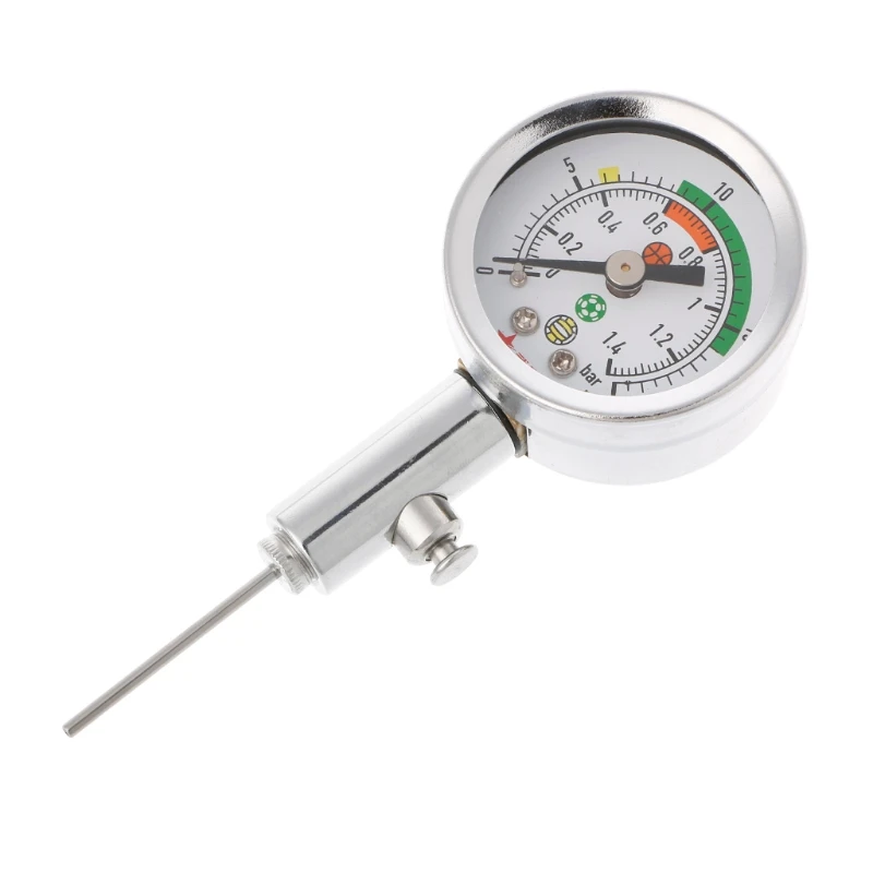 1pc Soccer Ball Pressure Gauge Air Watch Football Volleyball Basketball Barometers images - 6