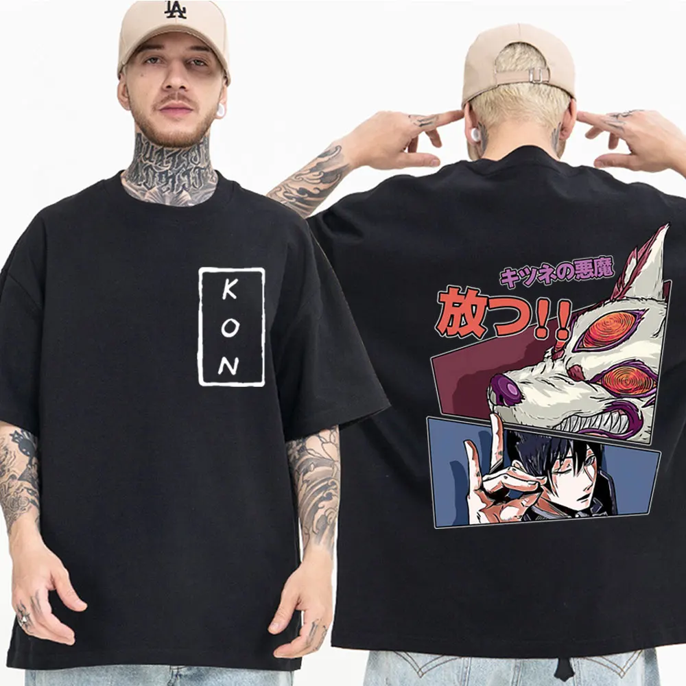 

Anime Chainsaw Man Print T Shirt Men Women Fashion Japan Cartoon Style T-shirts Summer Casual Vintage Oversized Tees Streetwear